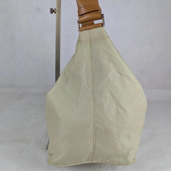 Authentic PRADA Tessuto Nylon Shoulder Bag Light Beige Cream Made in Italy - Picture 10 of 15